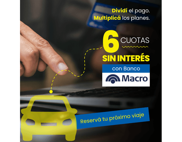 Tu próximo viaje en cuotas con tarjetas de crédito